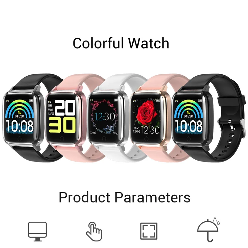 R1 Smart Watch bluetooth Sport Bracelet Wristband Heart Rate Blood Pressure Blood Oxygen Sleep Monitor Reminder Wearable Devices