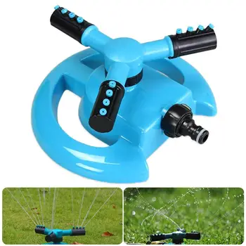 

Garden Sprinklers Automatic watering Grass Lawn 360 Degree Rotating Water Sprinkler 3 Nozzles Three Arm Garden Irrigation System