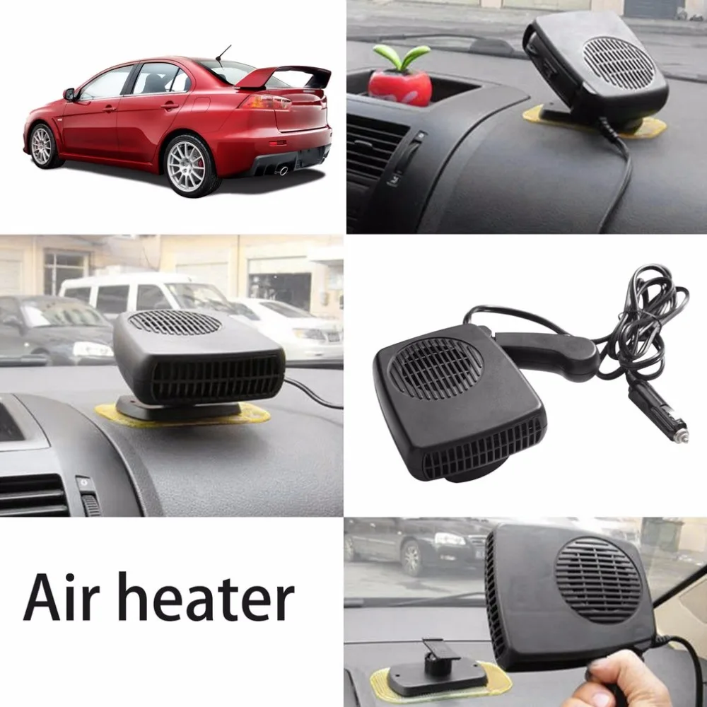 

12V Car Auto Vehicle Portable Electric Heater Heating Fan Defroster Window Screen Demister Hot Warm Air Conditioner Noise-free