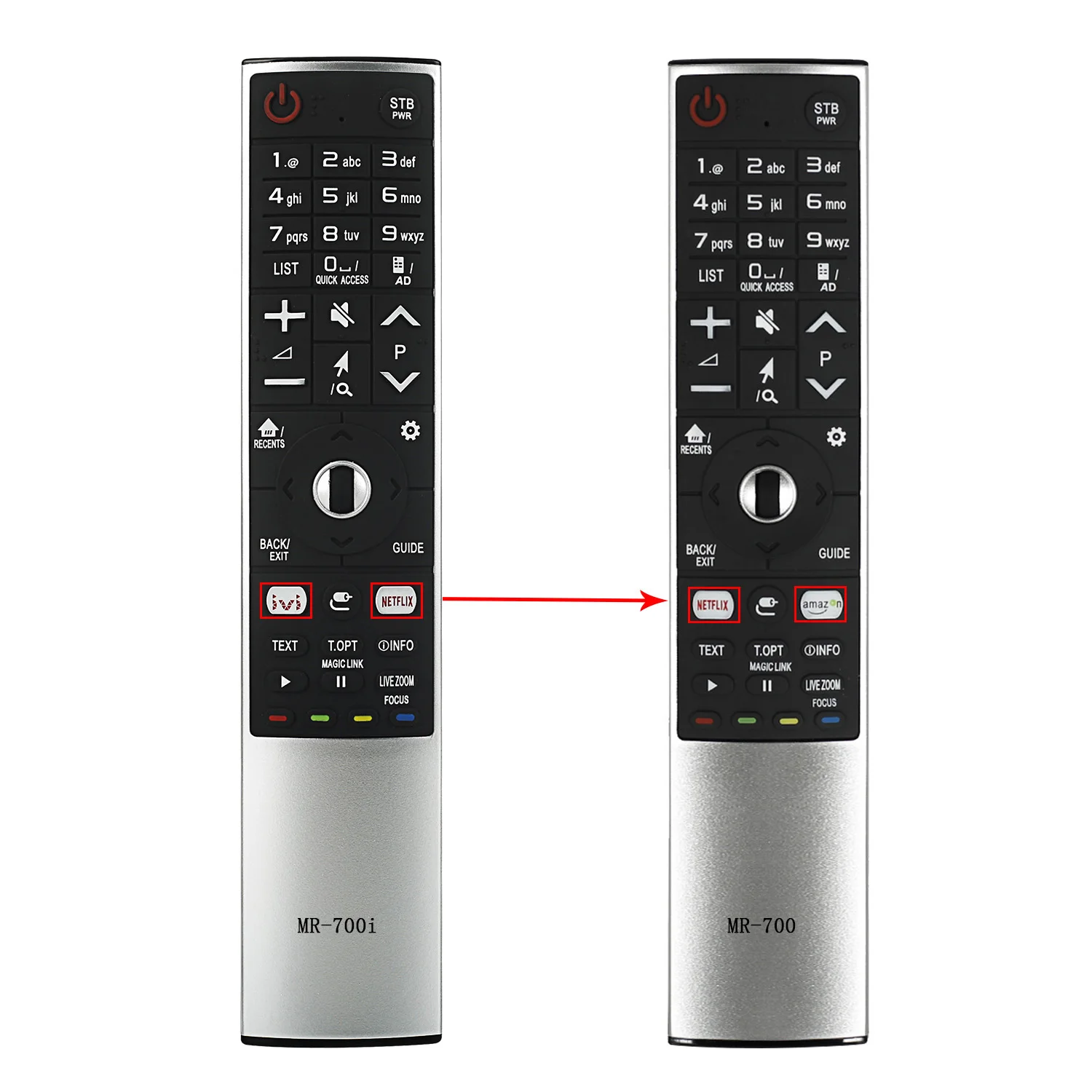 НЕ Волшебный пульт дистанционного управления универсальный для lg tv MR-700 AN-MR700 AN-MR600 AKB75455601 AKB75455602 OLED65G6P-U с netflx amazon