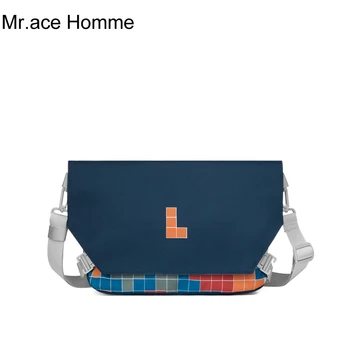 

Blue Game Style Crossbody Messenger Bag Women Fashion School Bags For Teenagers Shoulder Bag Girl Summer Blue Mobilphone Bag
