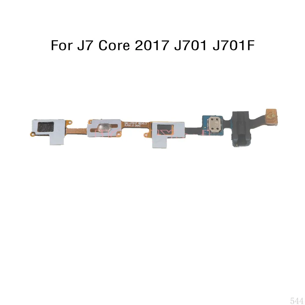 Шлейф для наушников Samsung Galaxy J7 Core 2017 J701F кнопка возврата датчик ключа аудио разъем