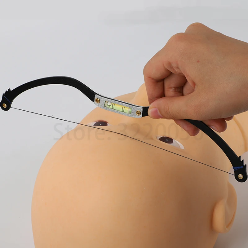 Microblading pre inked string, линейка для бровей, mapping Kit, Перманентный макияж, брови, дизайн, красота, Mapping, строчка для микрозатенения
