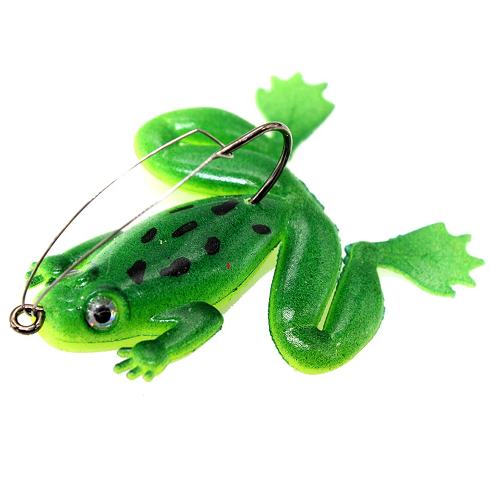 3Pcs 6cm Fishing Lure Artificial Fishing Silicone Bait Frog Lure