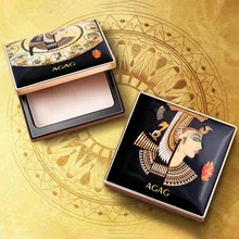 Египетский стиль матовая прессованная пудра макияж консилер контроль маслом лица установка Тональная основа для лица макияж минеральная компактная пудра