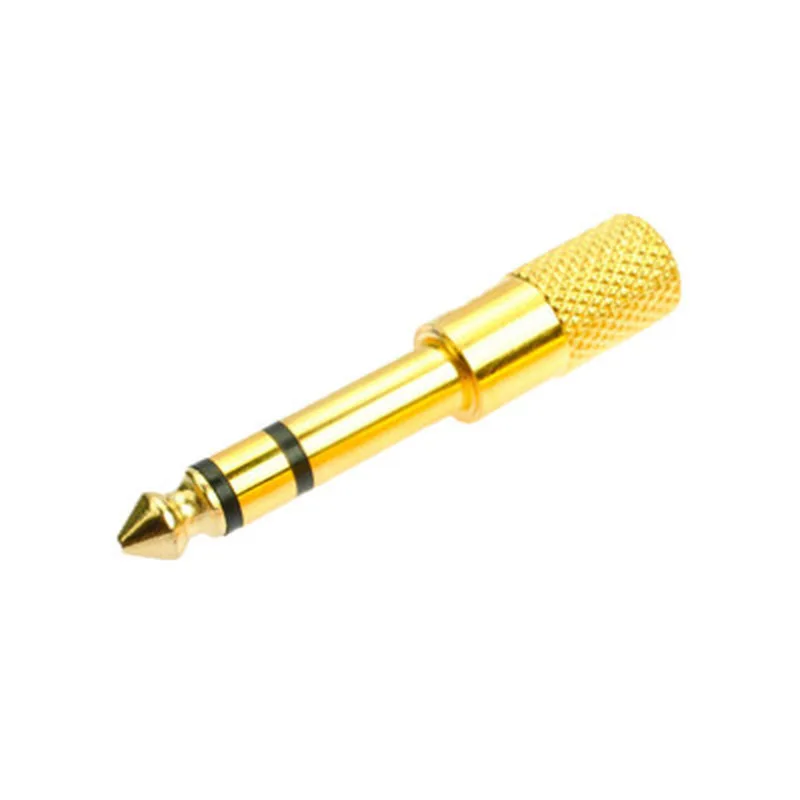 

6.5 3.5 Converter Aux Cable Gold Plated 6.5MM Male To 3.5MM Female Jack Plug Audio Headset Microphone Guitar Recording Adapter