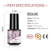 ROSALIND Gel Nail Polish Set 4/6PCS Mix Color Nail Kit For Manicure Nail Polish Vernis Semi Permanent UV Lamp Gellak Nail Kit 6