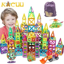 32-262pcs DIY konstruktor magnetyczny trójkąt kwadratowe duże klocki klocki magnetyczne projektant zestaw magnes zabawki dla dzieci