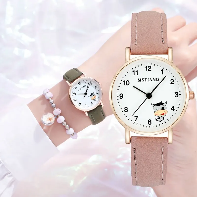 

Women Watch Fashion Casual Leather Belt Watches Simple Ladies' Exquisite Small Dial Quartz Clock Dress Wristwatches Reloj Mujer