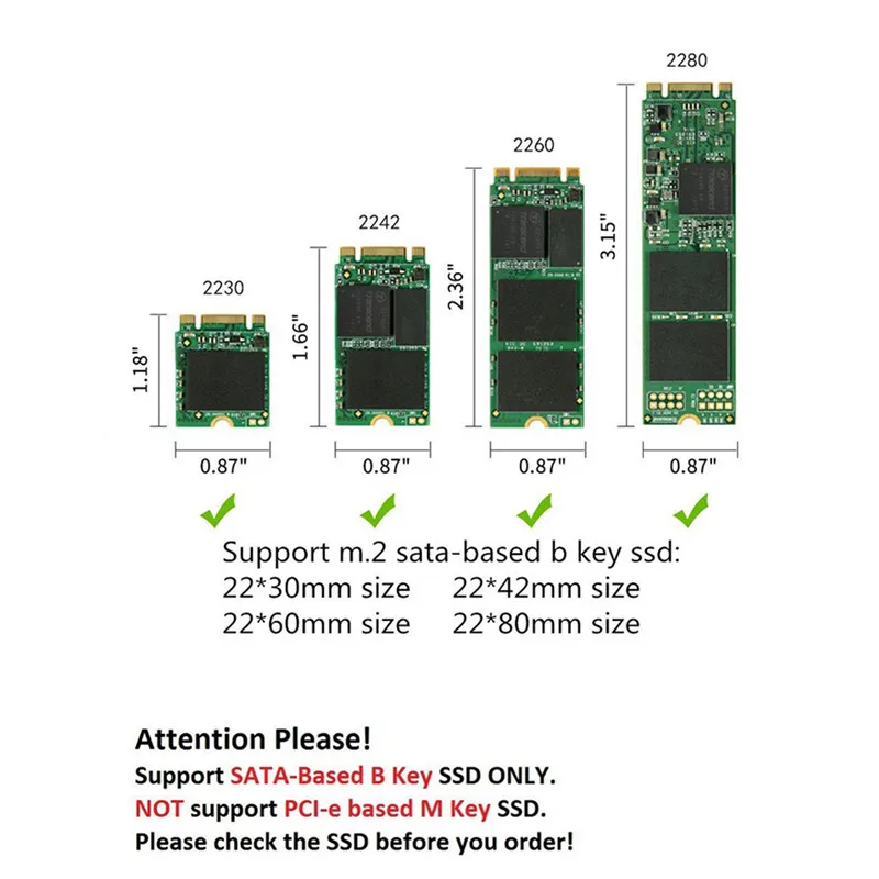M.2 NGFF к USB3.1 SSD мобильный жесткий диск коробка адаптер карта Внешний защитный корпус