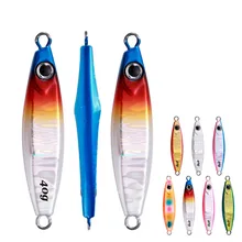 

New 1/Pcs Metal Sequins Fishing Lure 40g/60g/80g/100g ​Crankbait Jig Shads Spoon Artificial Baits Wobbler Bait Sea fishing Lures