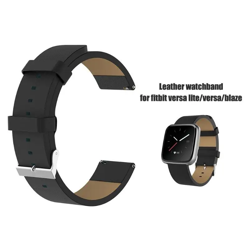 Кожаные Смарт-часы из воловьей кожи ремешок для Fitbit Versa Lite Versa Blaze ремешок для умных часов Браслет спортивный браслет