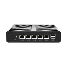 XCY брандмауэр pfsense ПК intel Celeron J1800 J1900 маршрутизатор ПК 4 порта ethernet Windows 10 HTPC VGA безвентиляторный мини ПК