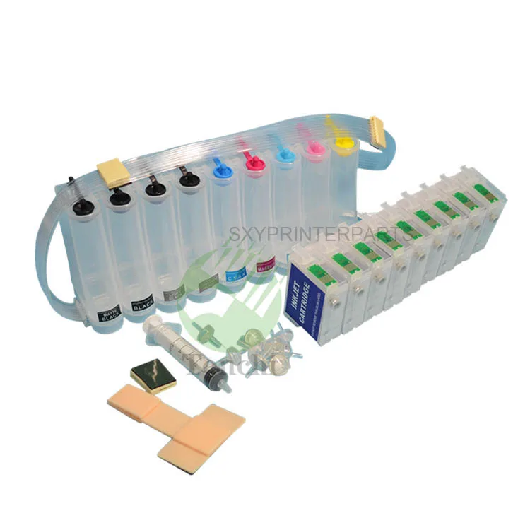 

Free shipping 1set T8501-T8509 Empty Refillable Ink Cartridge With Reset Chip For Epson SureColor P800 Printer 80ML/PC