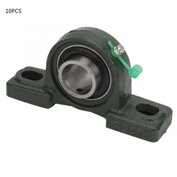 

10pcs UCP205-16 Self-aligning Pillow Block Bearing 1" Bore 2 Bolt Solid Base Mounted Bearing