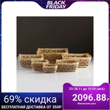 

Set of 6 baskets, 35 × 24 × 10, 33 × 22 × 9, 31 × 20 × 8, 29 × 18 × 7, 27 × 16 × 6, 25 × 14 × 5 cm, rattan 4427995