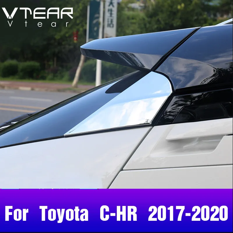 Vtear для Toyota C HR CHR аксессуары ABS задний багажник заднее окно спойлер Боковая Крышка