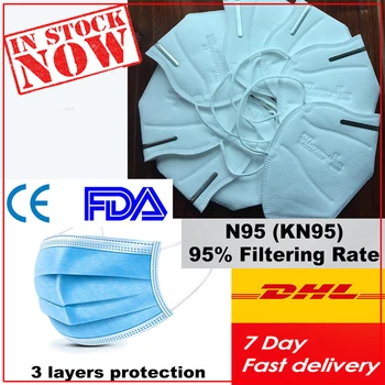 

Ship To USA dhl 100Pcs FP2 Reusable n95maskes kn95maskes facemask face maskn9400 ffpp2 Outdoor Midecine chest treatment kit