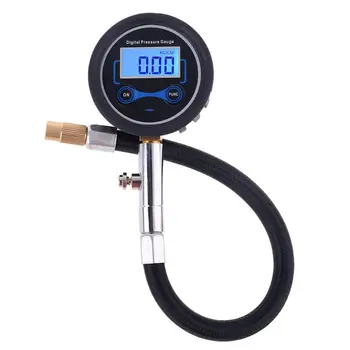 

Digital Tire Pressure Gauge 200 Psi with Adapter Kit for Car Bike Motorcycle C63D