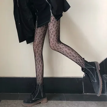 

Drop Shipping Anti-hook Tights Plus Size Women Lingerie Mesh Fishnet Pantyhose Night Party Club Sexy Stockings Femme Collant