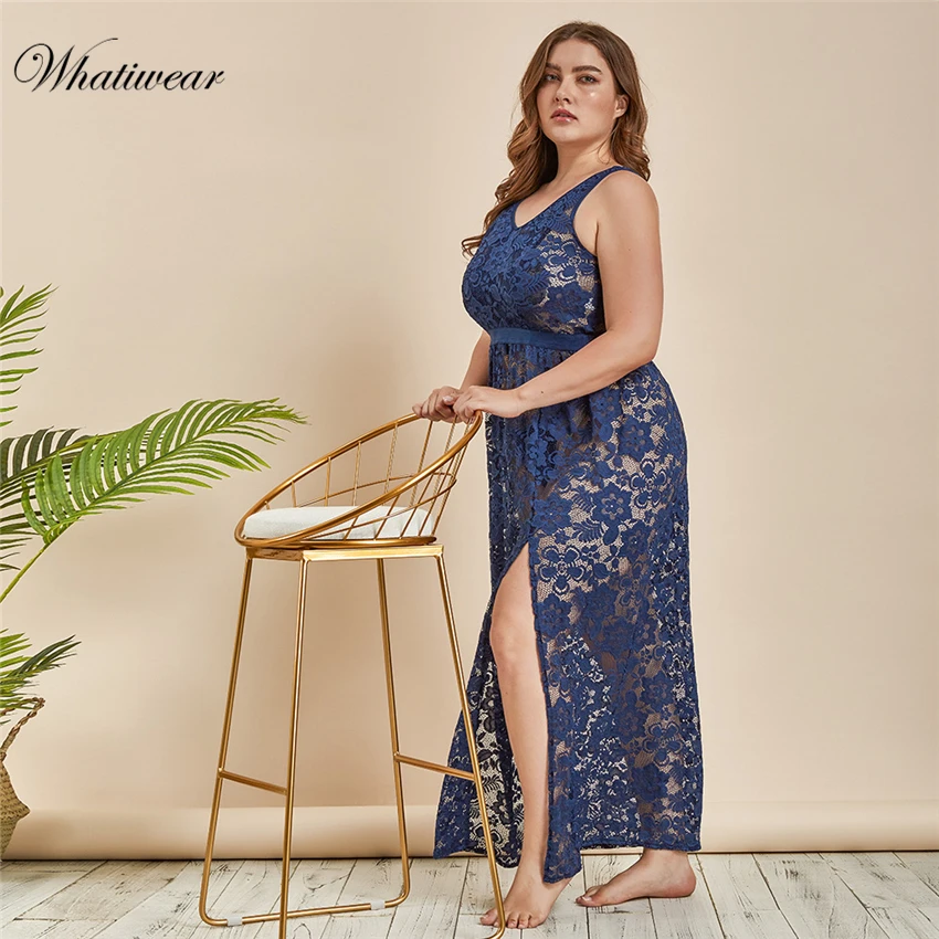 Whatilwear Женское ночное белье сексуальное платье с вышивкой ночная рубашка цельное