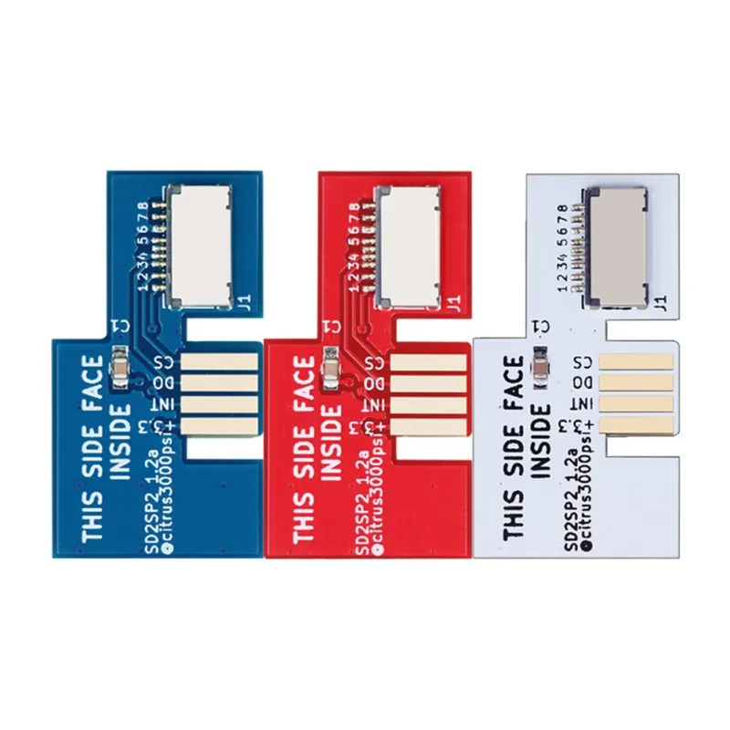 

2020 Sd2sp2 Tf Sd Card Adapter Replacements For Nintendo Gamecube Ngc Ntsc Serial Port 2-surface Gold Hq Enig New