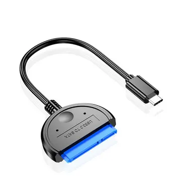 

USB 3.1 Type C SATA Cable Converter Male to 2.5'' HDD SSD Drive Wire Adapter Wired Convert USB3.1 SATA3 22Pin Cable for Computer