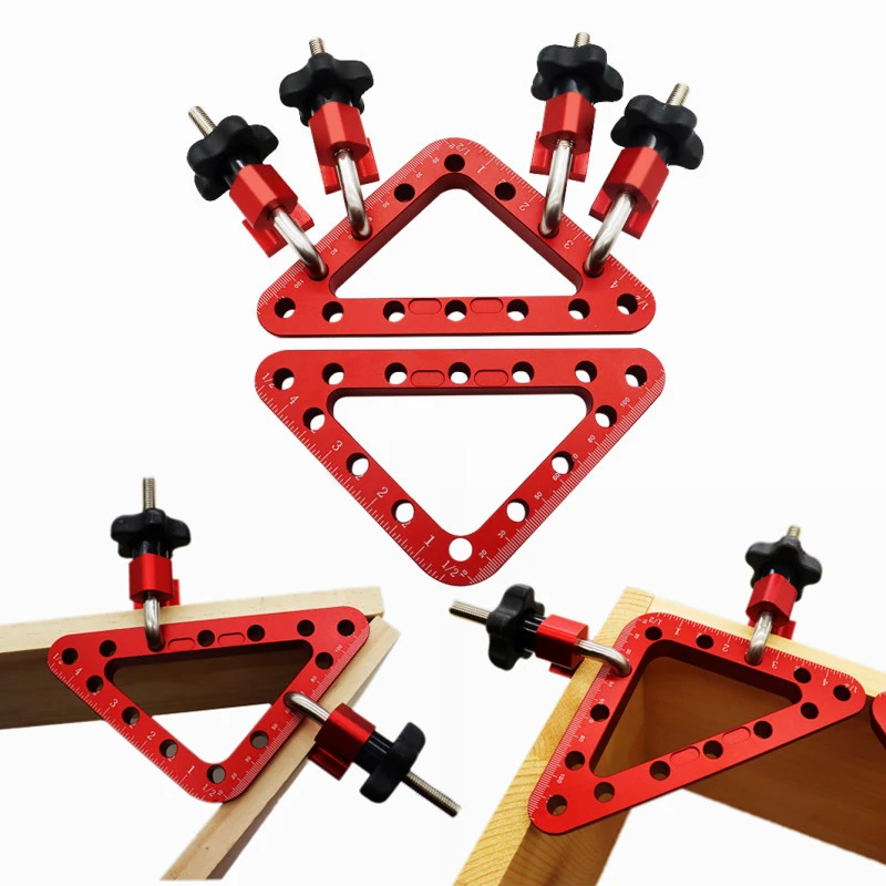 Woodworking Triangle Auxiliary Clamps Aluminum Alloy Wood Splicing