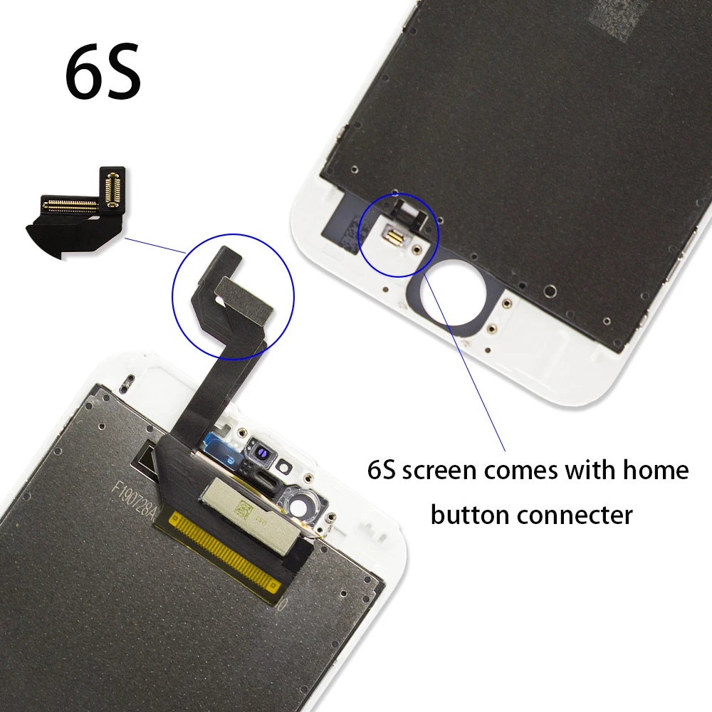 Черный/белый ЖК-дисплей для iPhone 7 A1660 A1778 A1779 дисплей 3D сенсорный дигитайзер сборка без битых пикселей экран для Apple 7