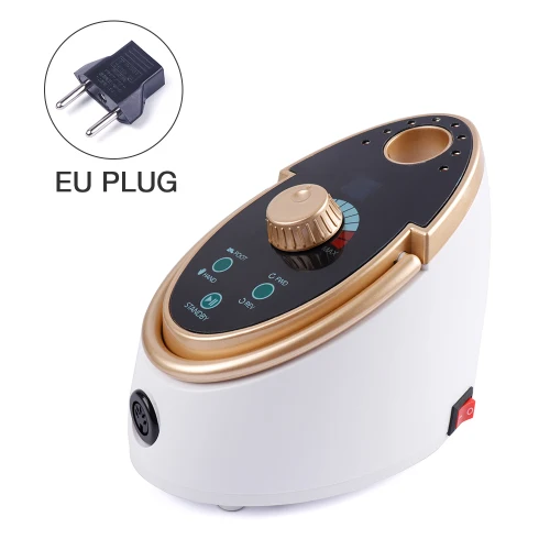 Gold EU Plug ForeverLily электрическая дрель для ногтей 35000 об/мин 65 Вт маникюр педикюр машина для Гель-лак для нейл-арта с керамической головкой для ногтей - Цвет: Gold EU Plug