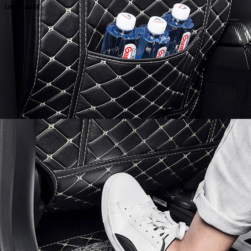 Автомобильное заднее сиденье, анти-удар, накладка на заднюю спинку сиденья, чехол для хранения, защитный коврик для Honda Civic 10th, автомобильные аксессуары