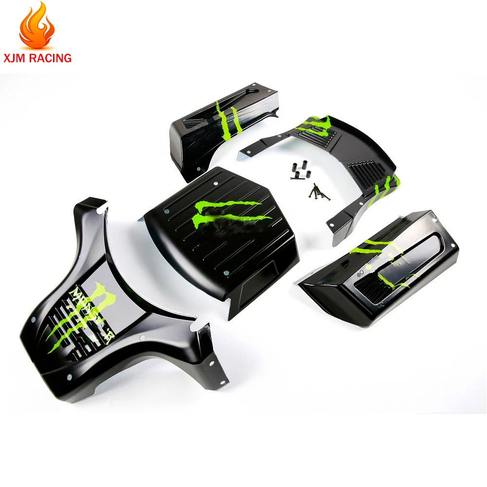 Корпус Корпуса сплит комплект для 1/5 Losi 5ive-T King Motor X2 ROFUN ROVAN LT WLT грузовик