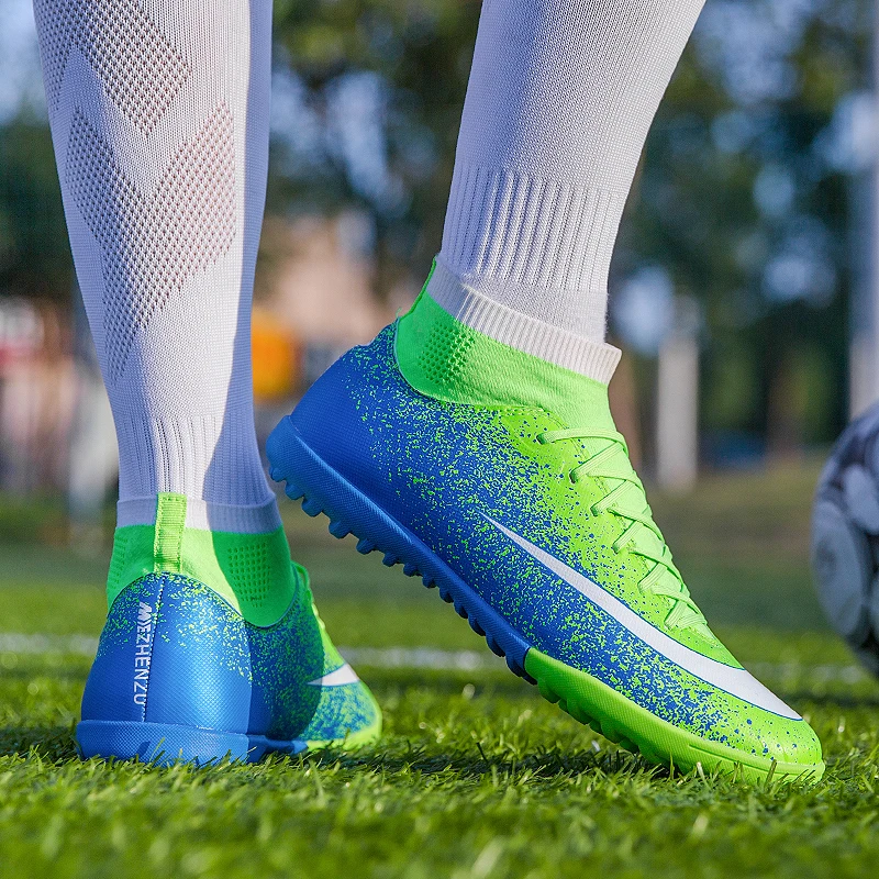 ZHENZU новые футбольные ботинки для бега мужские сникерсы Дети Мальчики ...