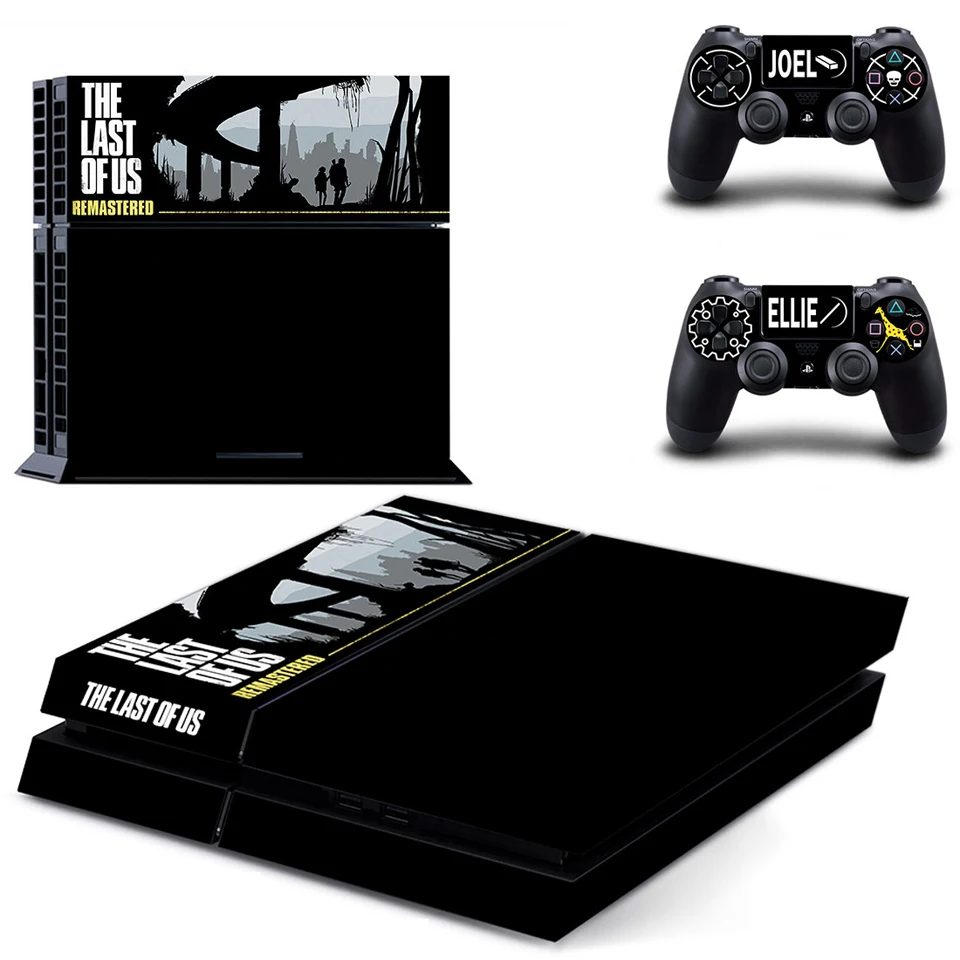 Последний из нас PS4 наклейка, Виниловая наклейка PS4 консоль и контроллер полное тело обложки для sony Playstation 4 - Цвет: DPTM2283