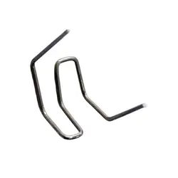 Agrafes à chaud incurvées à Double angle pour pare chocs en plastique de voiture, réparation de soudure, 100mm, 0.8 pièces 