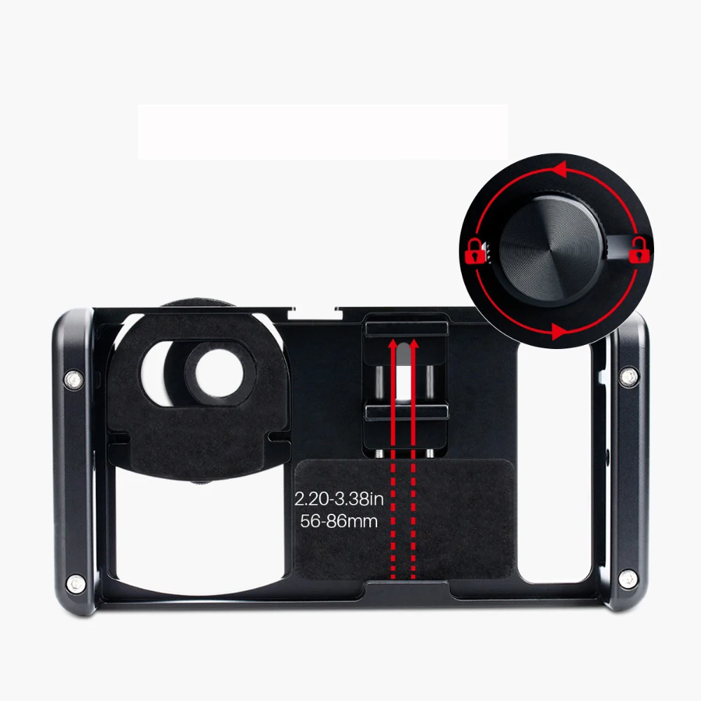 

Ulanzi U-Rig Metal Phone Video Holder Stabilizer Grip Tripod Mount Stand Handheld Smartphone Video Rig for Smartphone Cameras
