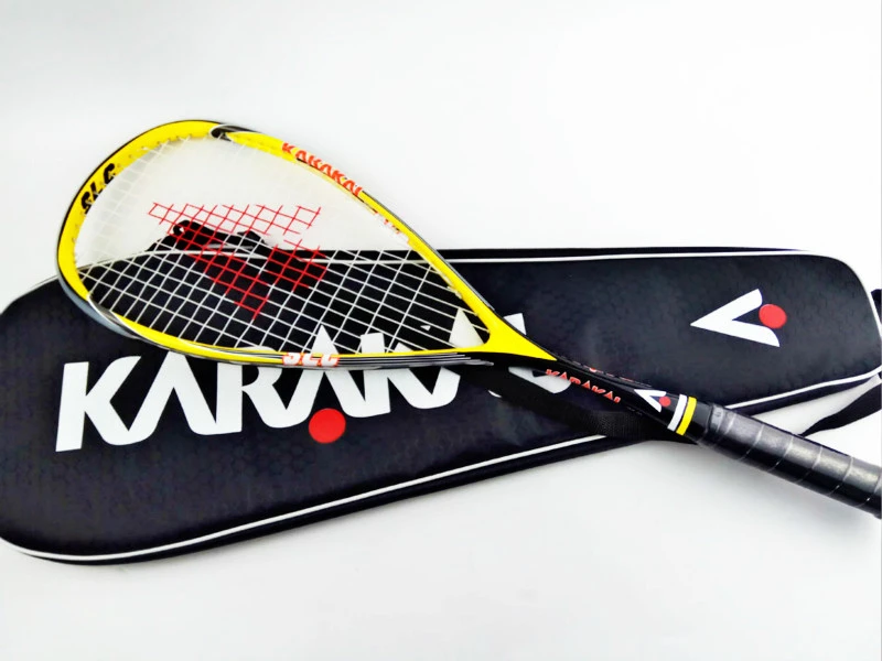 SLC официальный Karakal карбоновый сквош ракетки для мужчин с струнным мешком ракетка
