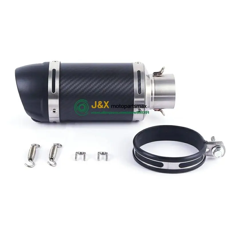 36~51mm E-mark Universal Motorcycle Slip on Exhaust Muffler for 150cc ~ 350cc All Motorbike Dirt Bike Muffler Db Killer - Image 5