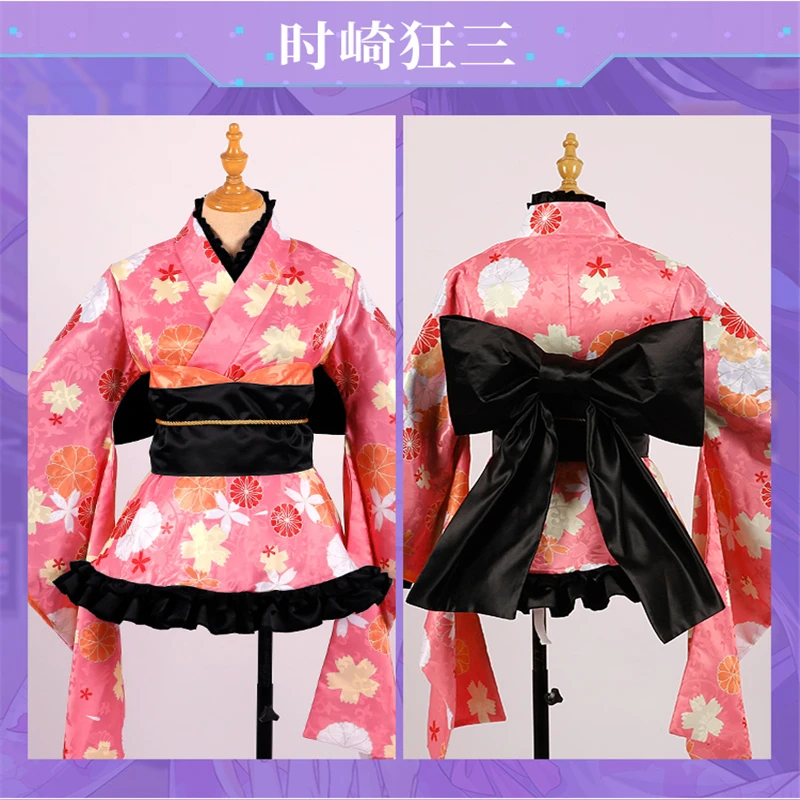 Anime Cosplay Kostuum DATUM EEN LIVE Tokisaki Kurumi Kimono Yukata Kerst Jurk Lolita Jurk EEN Anime Cosplay Kostuum DATUM EEN LIVE Tokisaki Kurumi Kimono Yukata Kerst Jurk Lolita Jurk EEN