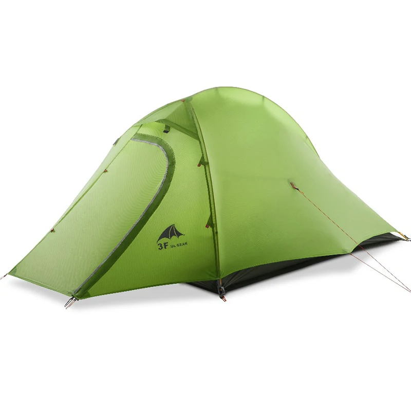 3F UL GEAR ZhengTu 2 Ultralight 15D Coated Silicon 3 Season Camping Tent or 4 Season Outdoor Anti-wind Tent For Camping 2 Person