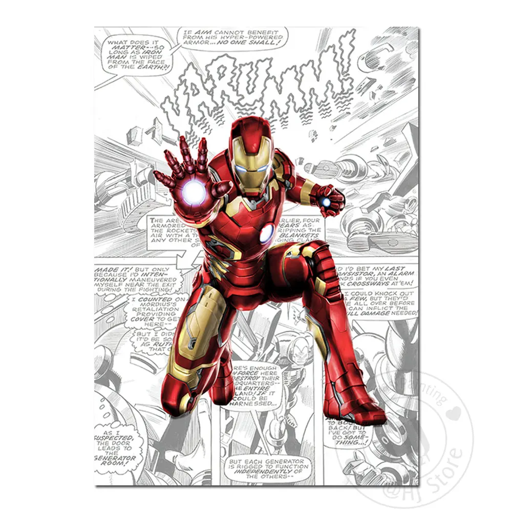 No.277フレーム付きキャンバスアート　アベンジャーズ　アイアンマン No.277フレーム付きキャンバスアート アベンジャーズ アイアンマン