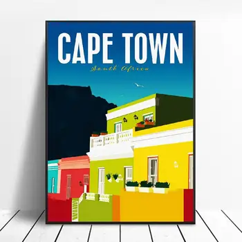 

Cape town Travel Canvas Print Wall Art Poster Picture Modern Minimalist Bedroom Living Room Decoration No Frame