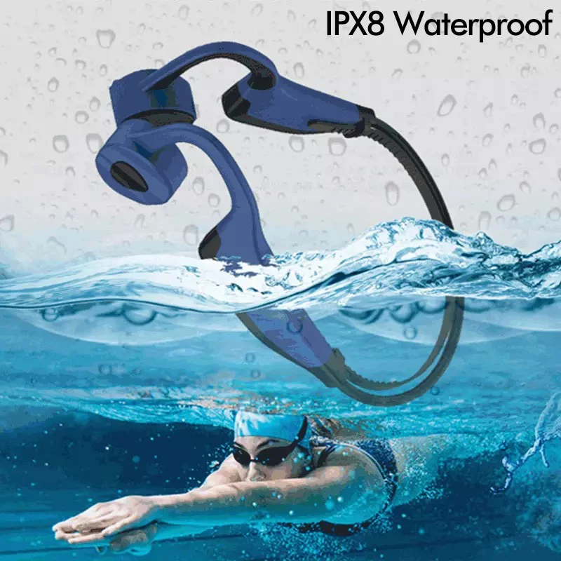 Bluetooth-наушники с костной проводимостью 16 ГБ IPX8 | Электроника
