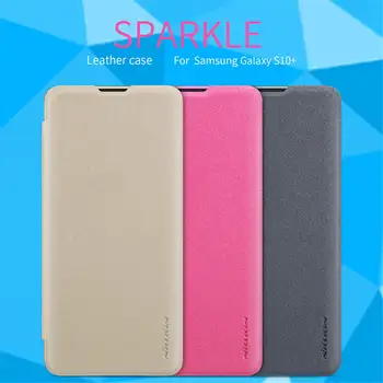

Nillkin Candy Color Thin Plain Sparkle Leather Flip Case Cover For Samsung Galaxy A30 A10 S10e S10 Plus M20 A50 Mobile Phones