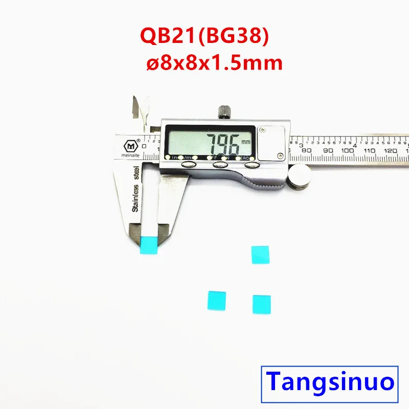 20pcs 8*8*1.5mm IR Cut Filter Blue Glass QB21 BG38 Visible Light Pass for color correction | Инструменты