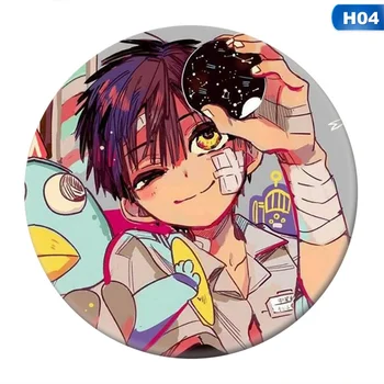 

Anime Toilet-Bound Hanako-kun Brooch Japan Anime badge Jibaku Shounen Hanako-kun Nene Yashiro Teru Minamoto Hanako Cosplay badge