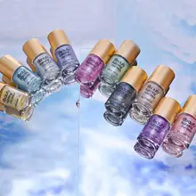 Beautybigbang 9 мл Кристальные жемчужные бриллианты Синий лак для ногтей Серебряный Блестящий Порошок стемпинг ногтей покрытие для дизайна ногтей