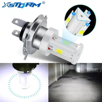

Ceramic Motorcycle LED BA20D H4 H6 Headlight Blub 12V Moto Light HS1 For Moped Scooter Motorbike ATV Lamp Hi Lo Beam