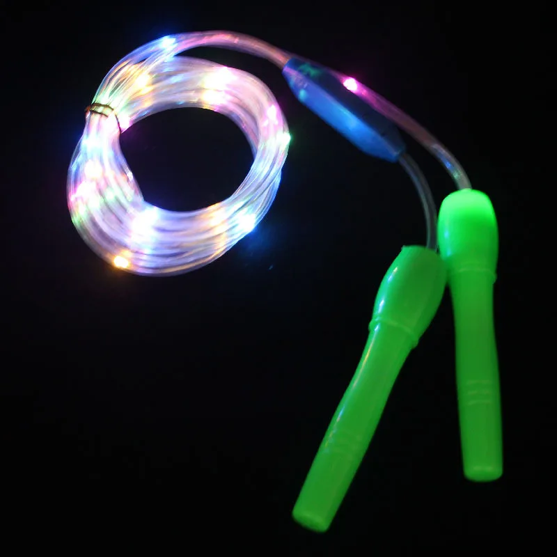 

LED Light Included Shining Jump Rope Colorful Flash Night Light Stall Toy Children Students Style Fitness Supplies