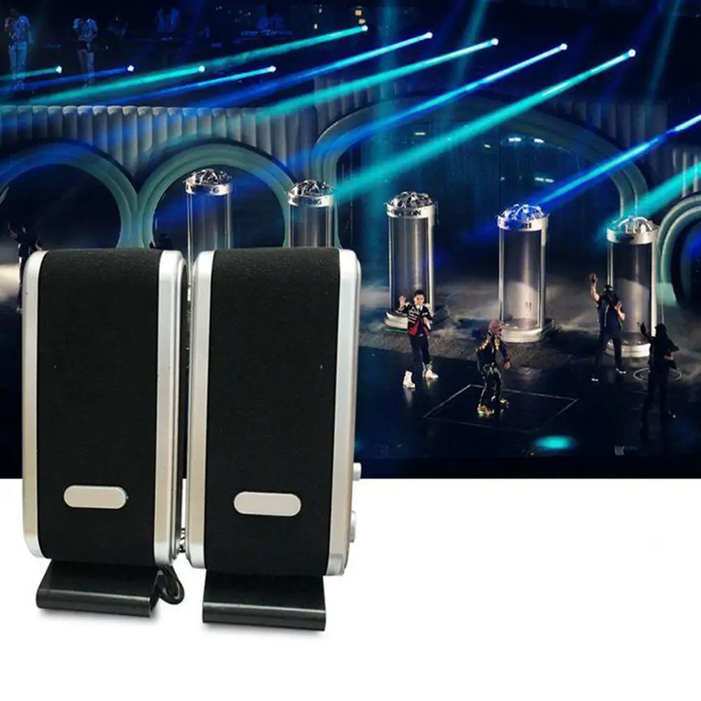 2 шт. Портативный USB 3 5 мм стерео громкоговоритель музыкальный плеер для